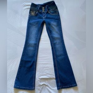 Gluer diva blue jeans- junior size 1 bootcut